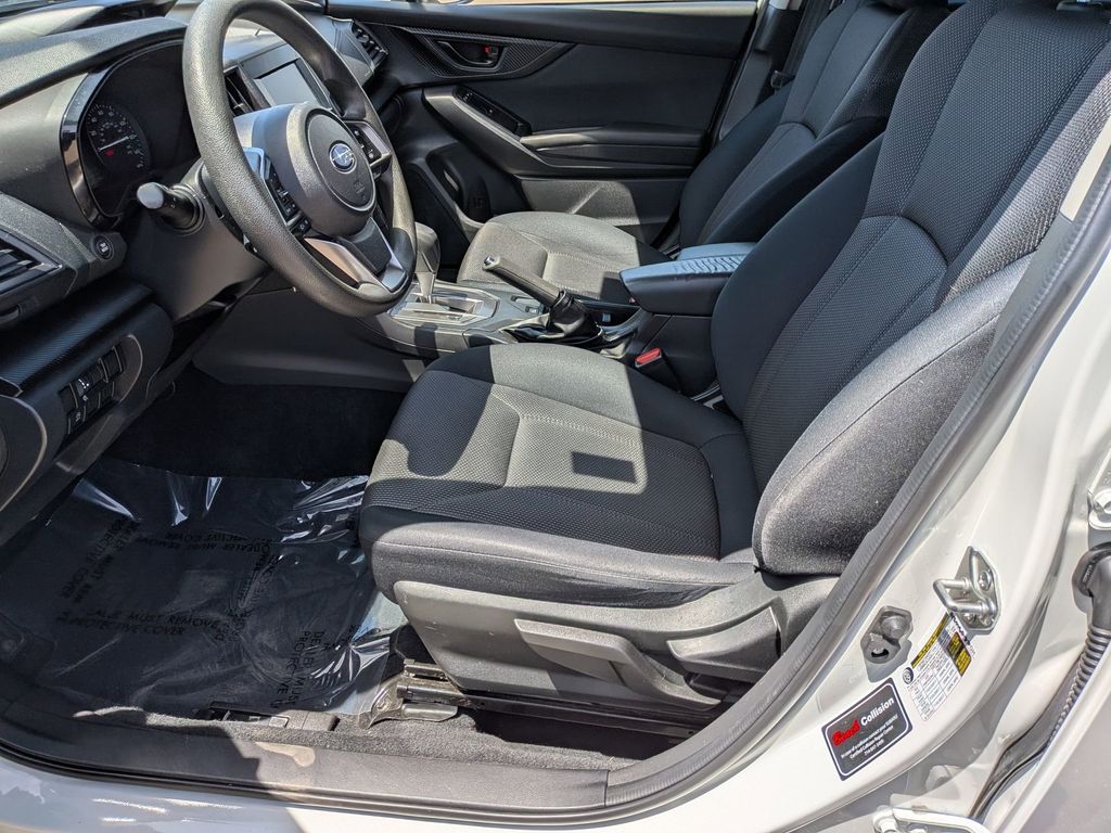 A used white Subaru Crosstrek on the pre-owned lot at Dalton Subaru National City