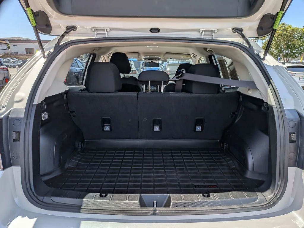 A used white Subaru Crosstrek on the pre-owned lot at Dalton Subaru National City